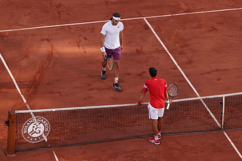 Novak Djokovic after defeating Stefanos Tsitsipas