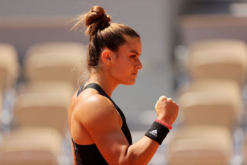 Maria Sakkari at Roland Garros 2021