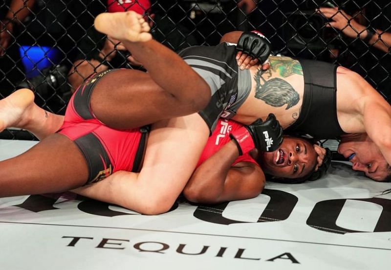 Claressa Shields&#039; PFL debut gave her some grappling troubles