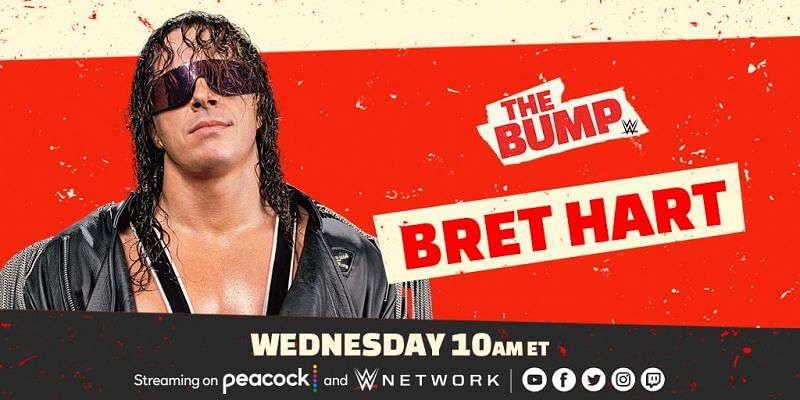 Bret Hart will make an appearance on WWE&#039;s The Bump this week.