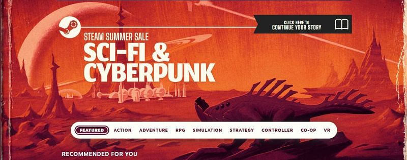 Top 5 sci-fi &amp; cyberpunk game deals of Steam Summer Sale 2021 (Image by Steam)