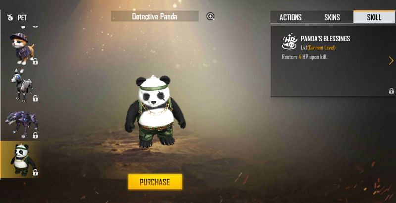 Detective Panda in Free Fire