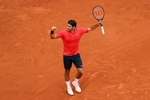 Roger Federer at Roland Garros 2021