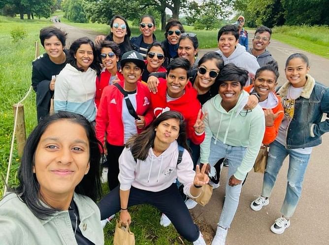 Watch: India Women cricketers enjoy a day out in Bristol