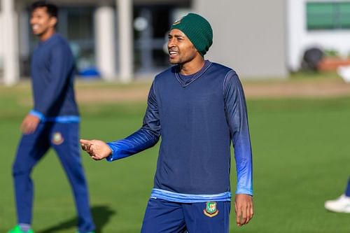 Mushfiqur Rahim during a Bangladesh Training Session