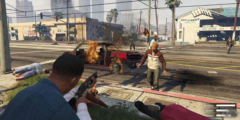 zombies on gta 5