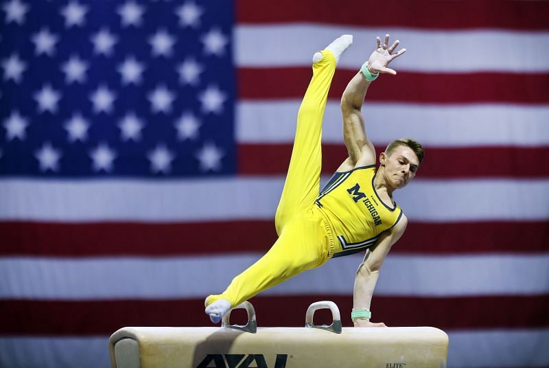 Paul Juda will be in action at the US Olympic Gymnastics Trials 2021 (Photo by Jamie Squire/Getty Images)