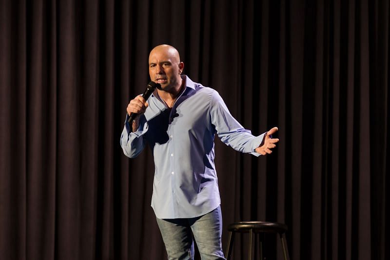 Joe Rogan during a stand-up show