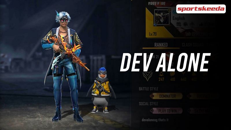 Dev Alone&#039;s Free Fire details