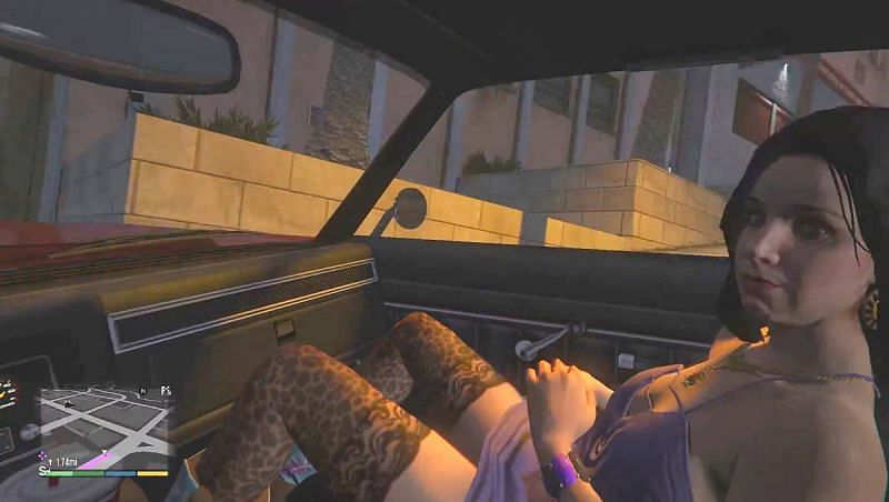 A prostitute in GTA 5 (Image via NY Daily News)
