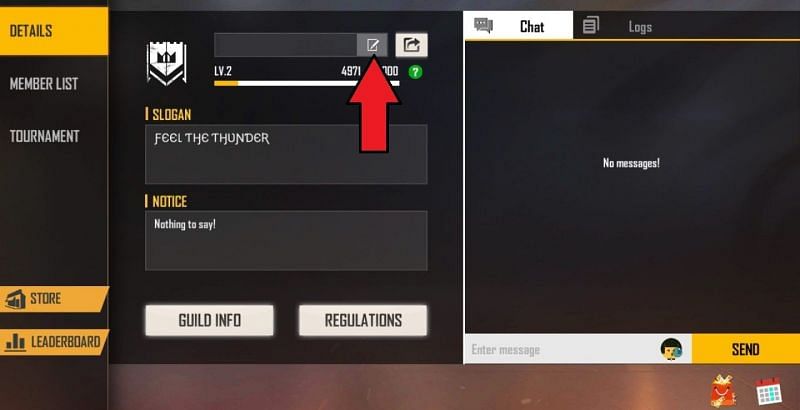 You need to click the edit icon (Image via Free Fire)