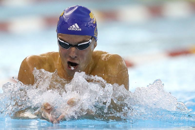 Josh Prenot in action at the TYR Pro Swim Series in Richmond