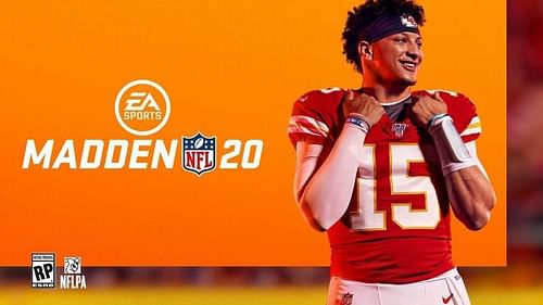 Patrick Mahomes on Madden 20 cover