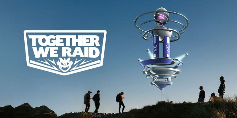 Together we raid is one of the newest Pokemon GO slogans (Image via Niantic)