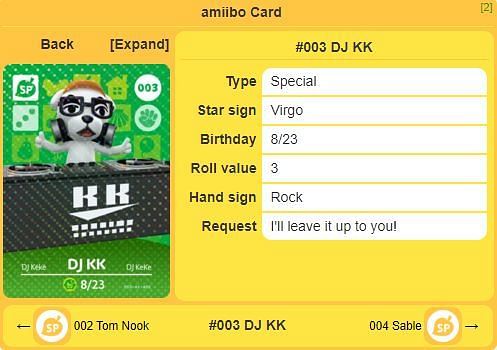 DJ KK Amiibo Cards