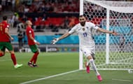 A brace for Karim Benzema at Euro 2020 vs. Portugal
