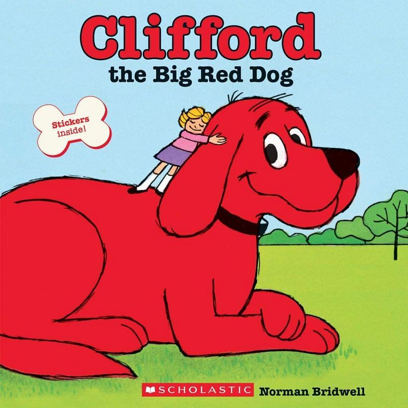 Clifford the Big Red Dog book series written by Norman Bridwell, Image via: Scholastic