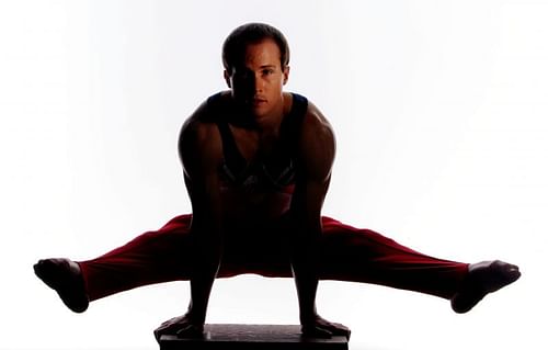 Gymnast Paul Hamm poses for a portrait during the 2008 U.S. Olympic Team Media Summitt at the Palmer House Hilton on April 14, 2008, in Chicago, Illinois. (Photo by Al Bello/Getty Images)