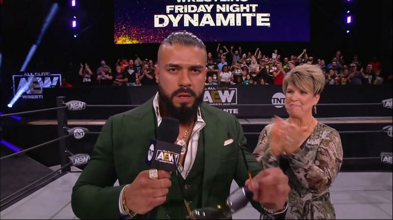 Andrade El Idolo with Vickie Guerrerro!