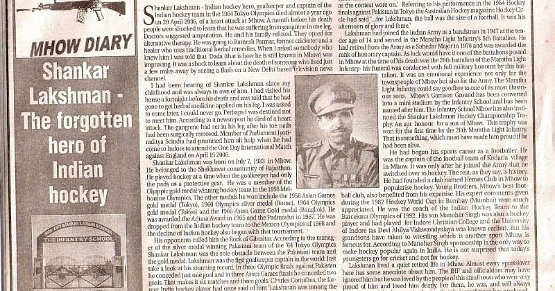 Honorary Captain Shankar Lakshman - One of India&#039;s most unsung heroes ever