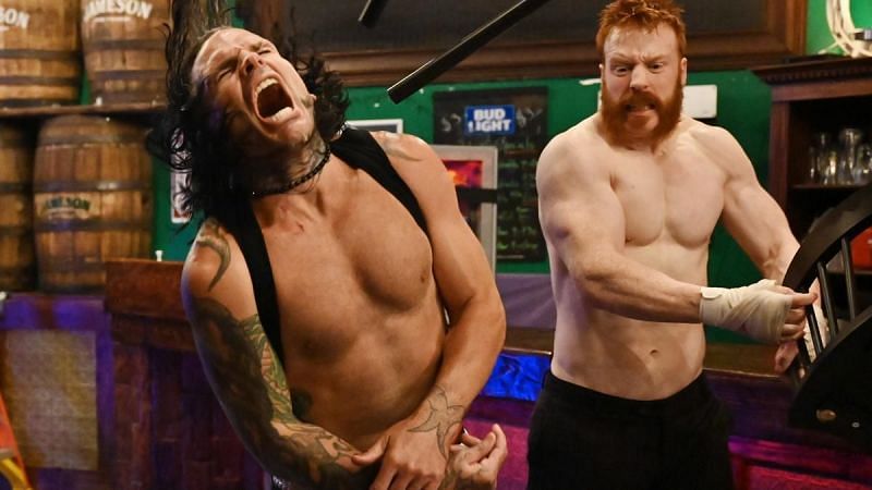 Their bar fight was rescheduled for WWE SmackDown