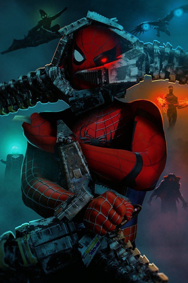 Spider-Man : No Way Home Concept Poster. Image Via: Twitter/BossLogic