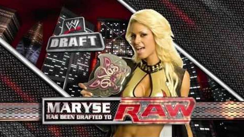 Then-WWE Divas Champion Maryse was drafted to Monday Night RAW from Friday Night SmackDown in 2009