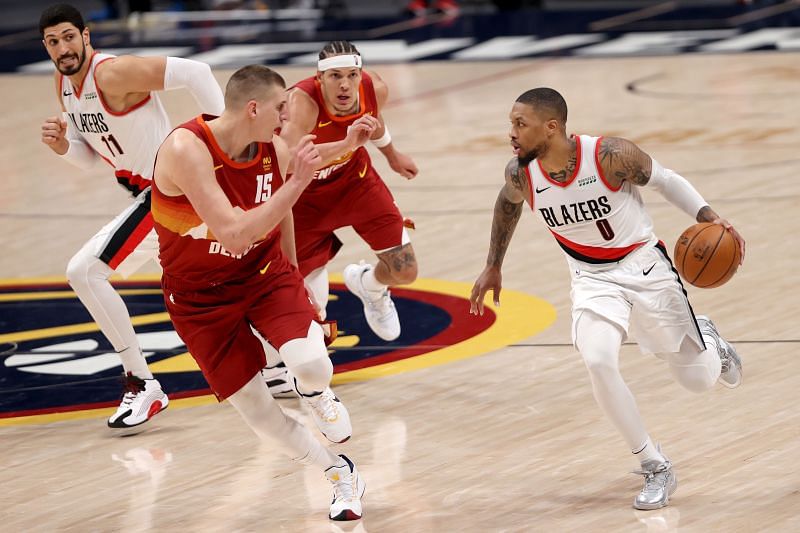 Damian Lillard and the Portland Trail Blazers fell to the shorthanded Denver Nuggets