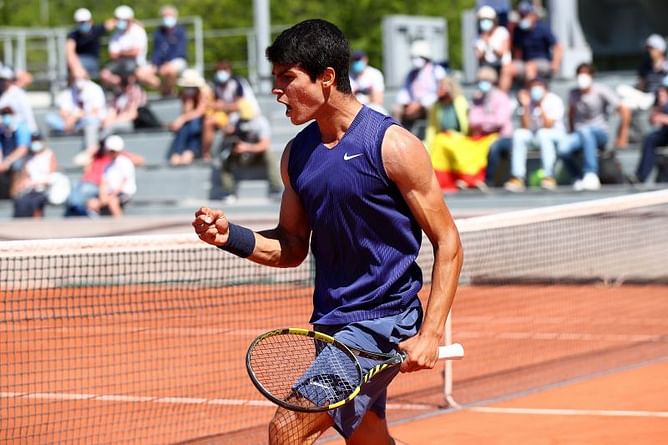 Carlos Alcaraz becomes youngest male player since Novak Djokovic in 2005 to win a match at Roland Garros