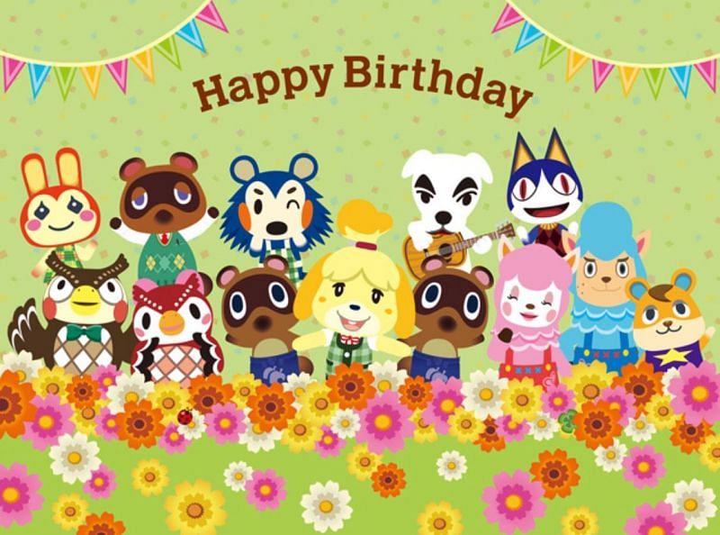 Birthdays in Animal Crossing: New Horizons can be quite a blast! (Image via Pinterest)