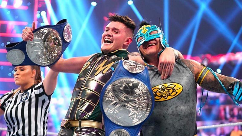 Dominik Mysterio won his first title in WWE at the age of 24