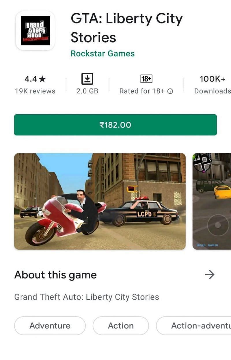 GTA Liberty City Stories on the Google Play Store