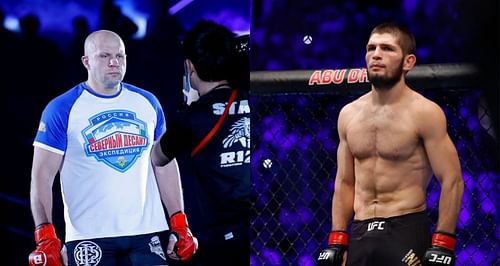 Fedor Emelianenko (Left) and Khabib Nurmagomedov (Right)