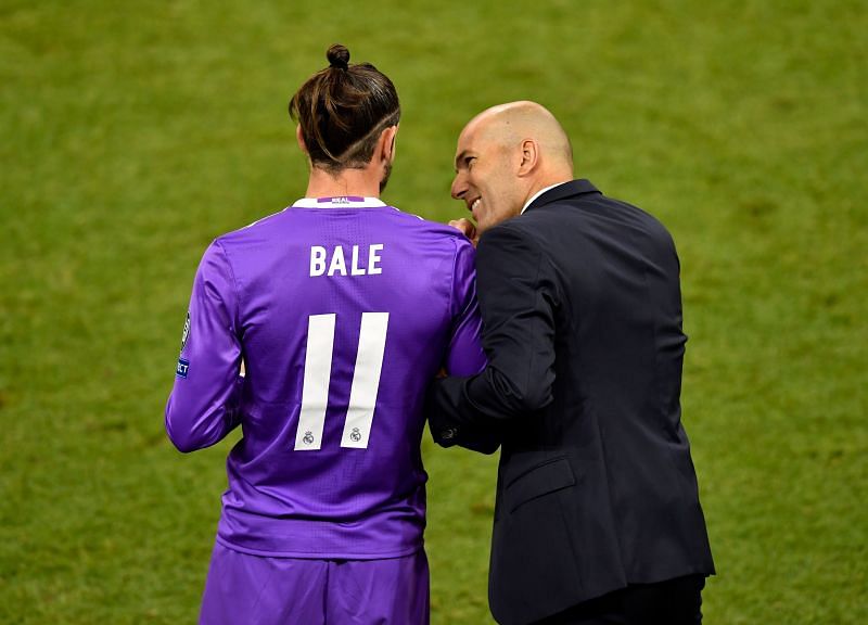 Bale was often on the bench under Zidane