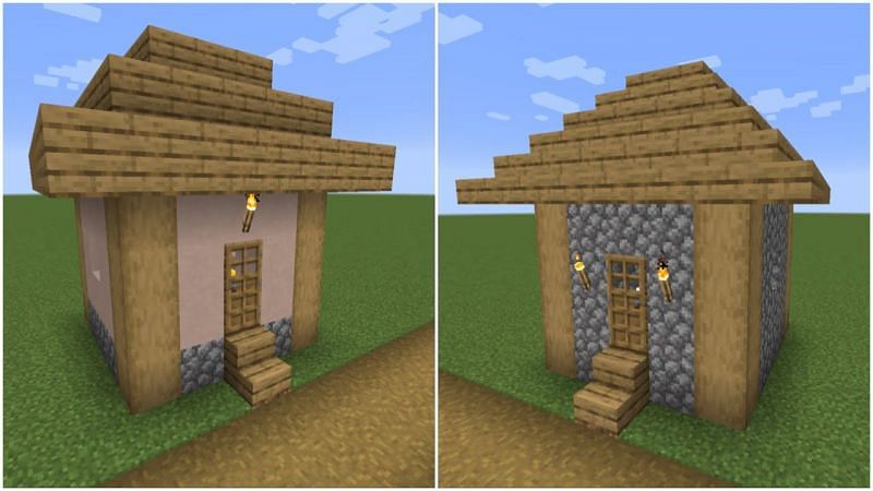 Minecraft villager house. Image via YouTube