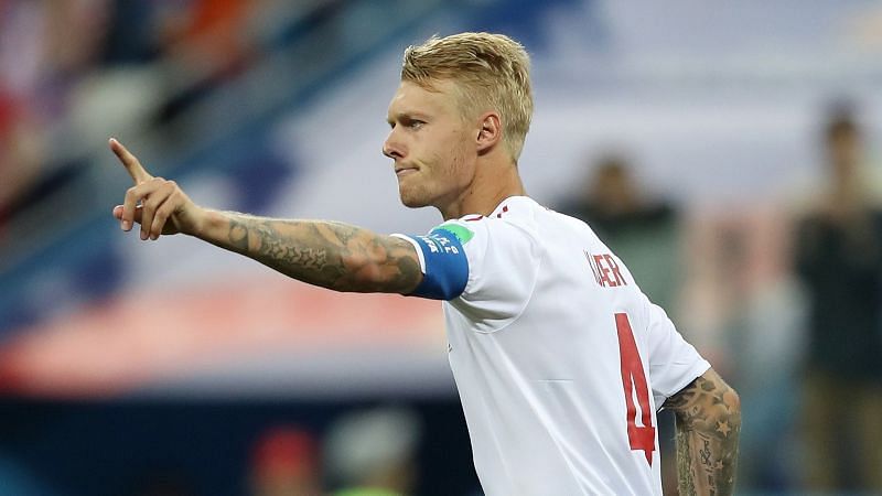 AC Milan centre-back Simon Kjaer will lead Denmark at Euro 2020.