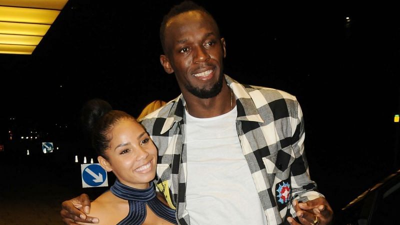 Usain Bolt and Kasi Bennett who recently welcomed twins (Image via CNN International)