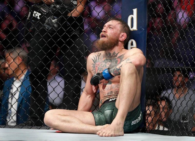 Conor McGregor after his loss against Khabib Nurmagomedov