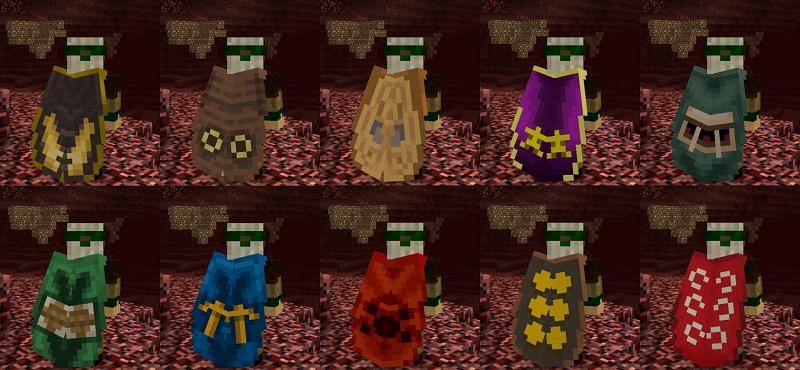 Some cool elytra textures (Image via u/jeb_ on Reddit)