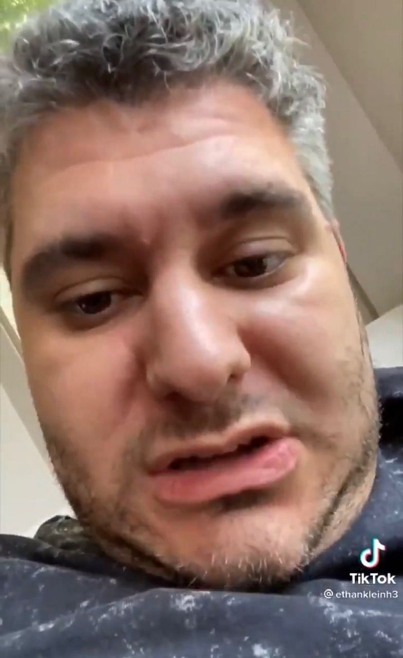 Ethan Klein pleads to Trisha Paytas to stop attacking him over the production fee (Image via TikTok)