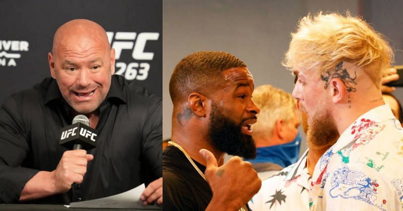Dana White is suspicious about the marketing techniques used by Tyron Woodley and Jake Paul to sell their fight