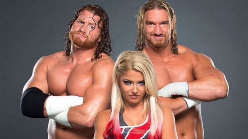 Blake and Murphy with Alexa Bliss