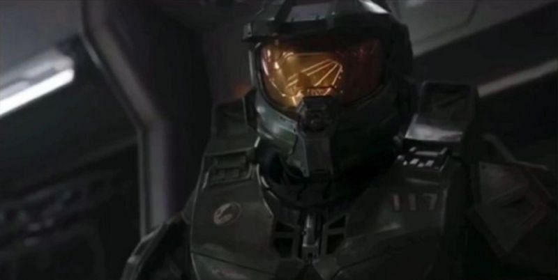 The first-ever look of Master Chief in the Halo TV series (Image via Reddit)