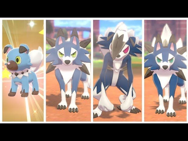 lycanroc dusk form pokemon sword