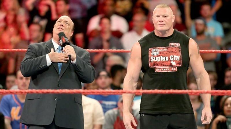 WWE दिग्गज ब्रॉक लैसनर और पॉल हेमन