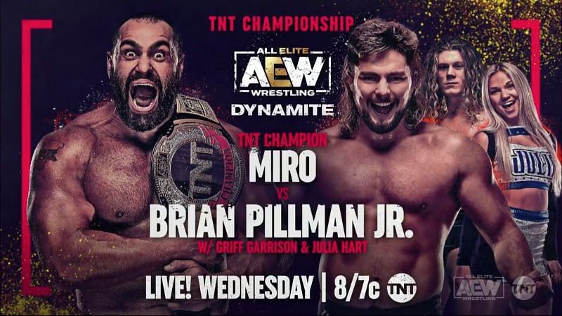 Miro vs Brian Pillman Jr. should make for an entertaining contest!