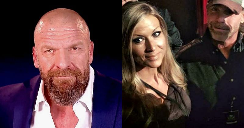 Triple H, Shawn Michaels, and Rebecca Curci Hickenbottom.
