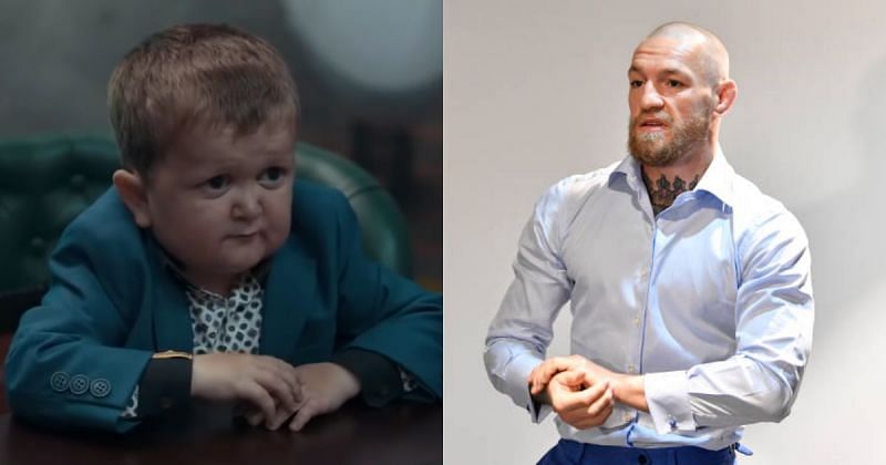 Hasbulla Magomedov and Conor McGregor. (Hasbulla&#039;s image credits: Асхаб Тамаев via YouTube)