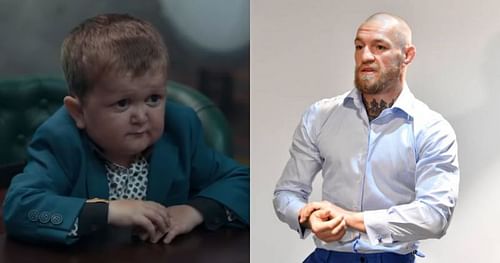 Hasbulla Magomedov and Conor McGregor. (Hasbulla's image credits: Асхаб Тамаев via YouTube)