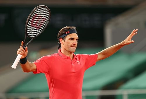 Roger Federer after beating Dominik Koepfer